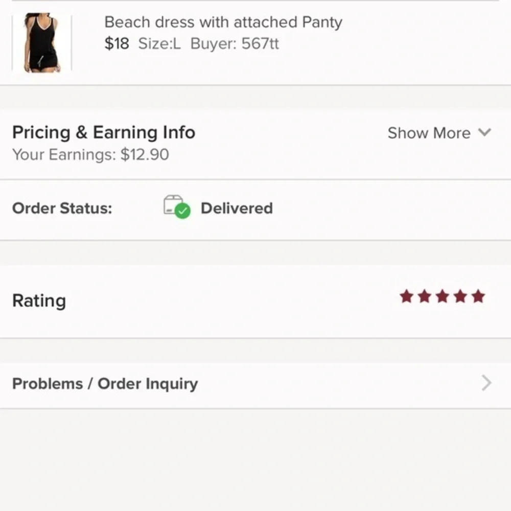 Beach dress with attached Panty - Picture 11 of 12